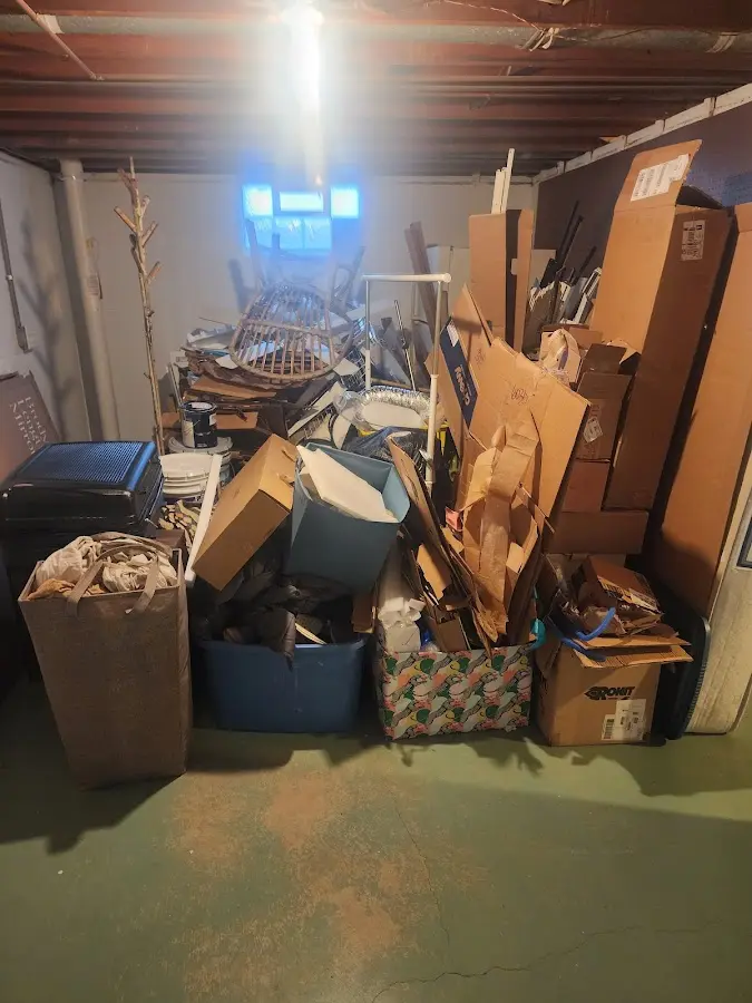 Roll-off dumpster container at job site for Yard Waste Dumpster Rental in Citrus Park